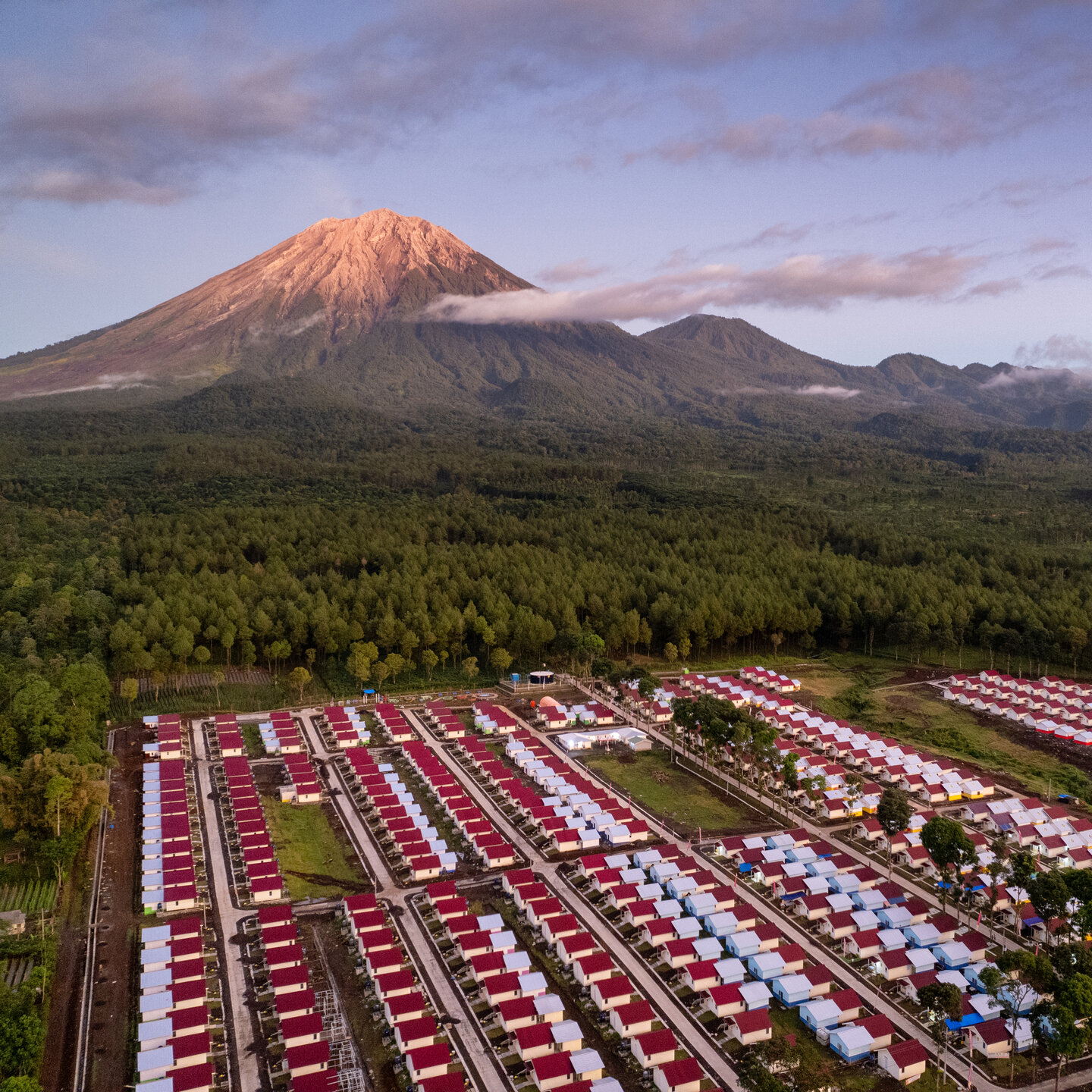 Huntap Huntara Penyintas Erupsi Gunung Semeru